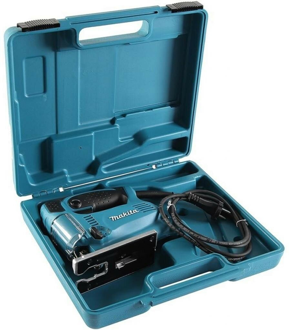 Лобзик Makita 4329  {450Вт,500-3100об\м, ход-18мм, рез-65мм,1.9кг, кор, маятн, Al подошва} ОРИГИНАЛ