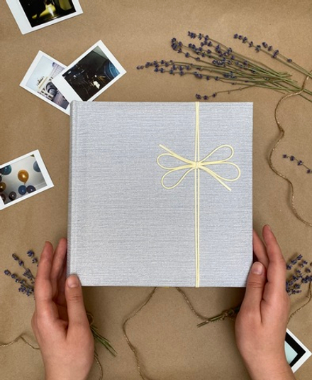 Фотоальбом Делюкс на 200 фото 10х15 см с кармашками, "aluminum style blue"