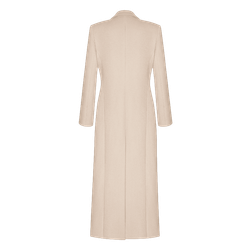 Пальто двубортное теплое на пуговицах