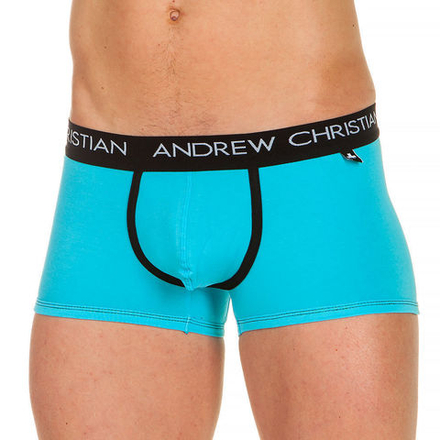 Трусы мужские боксеры голубые Andrew Christian 41/34135