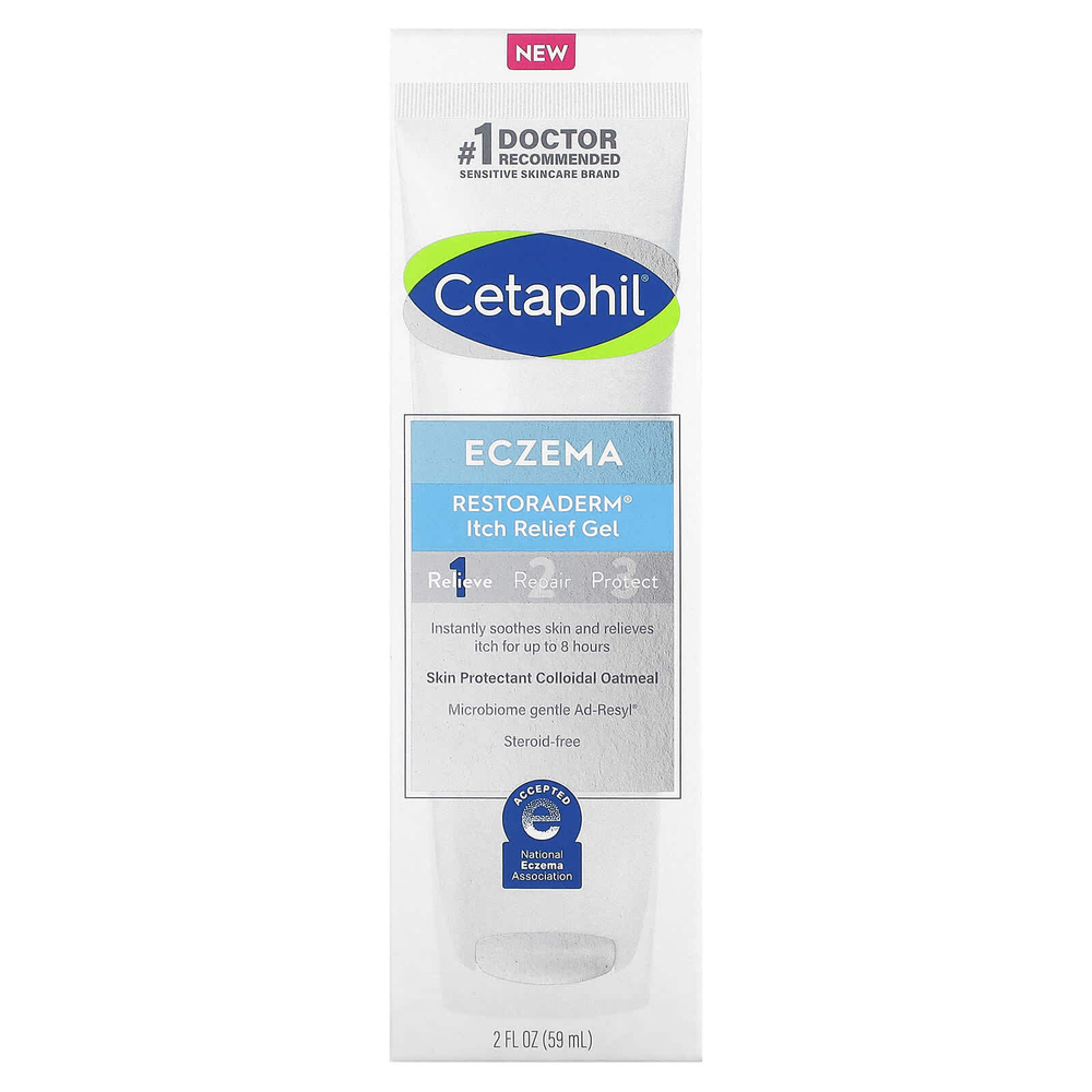 Cetaphil, Eczema, Restoraderm, гель для снятия зуда, 59 мл (2 жидк. унц.)