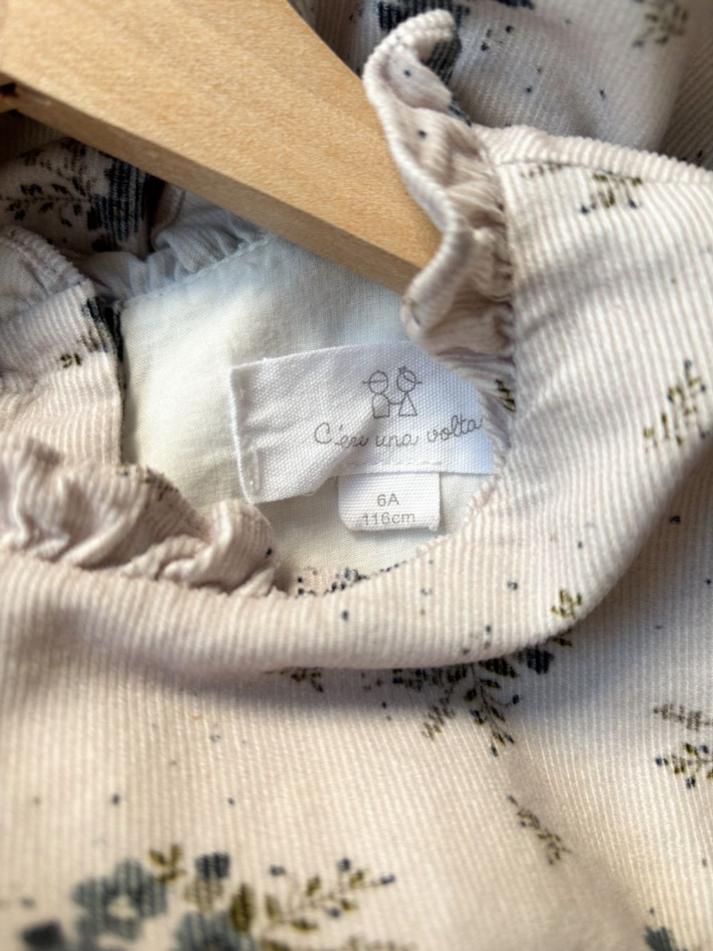 Вельветовое платье C'era Una Volta, 116