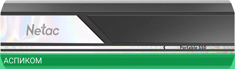 Внешний накопитель Netac USB-C 2Tb черный (NT01ZX10-002T-32BK)