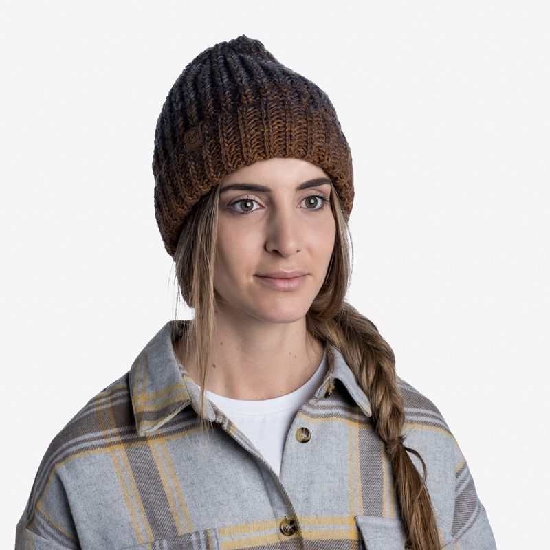 Шапка вязаная с флисом Buff Hat Knitted Polar Olya Pewter Фото 2