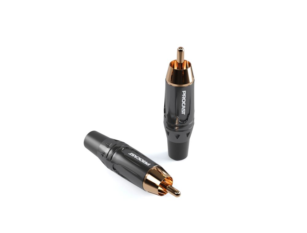 PROCAST cable RCA6/TT/Black Разъем RCA(male), черный маркер