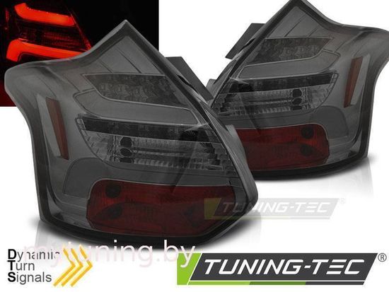 Задние фонари для Ford Focus III Hatchback (11-14) LED Smoke