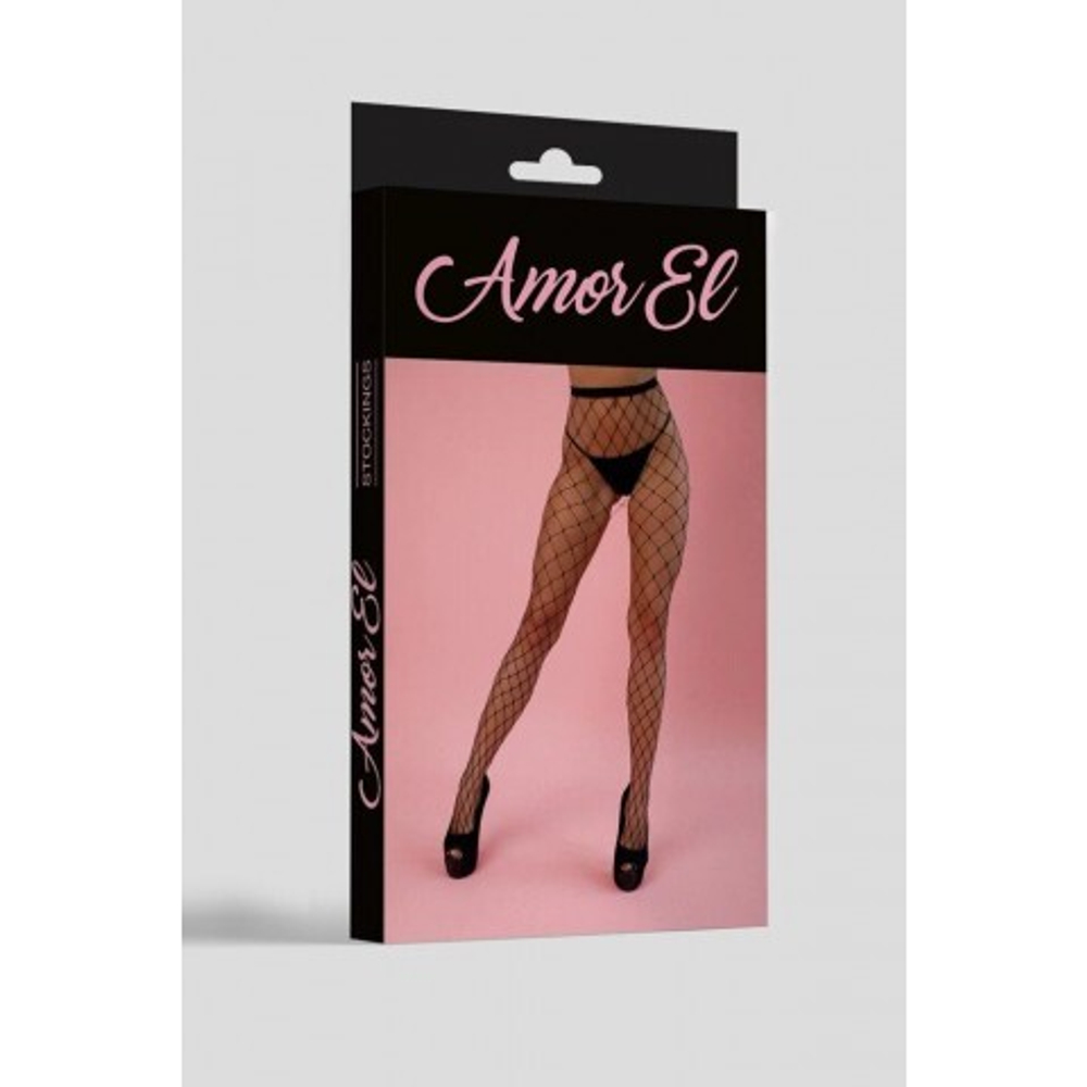Колготки в крупную сетку Amor EL (S/L)