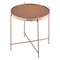 Журнальный столик Josen, Ø43 см, медный