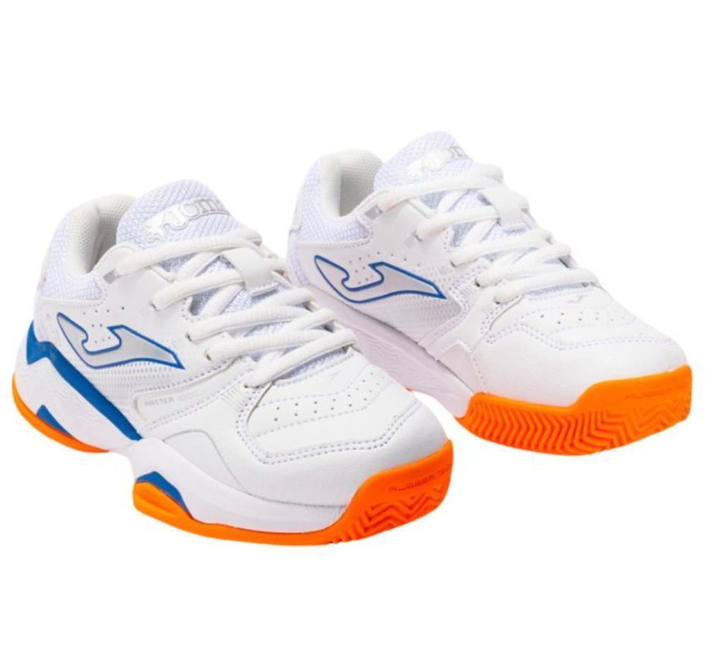 Детские теннисные кроссовки Joma Master 1000 Junior 2502 Clay - white