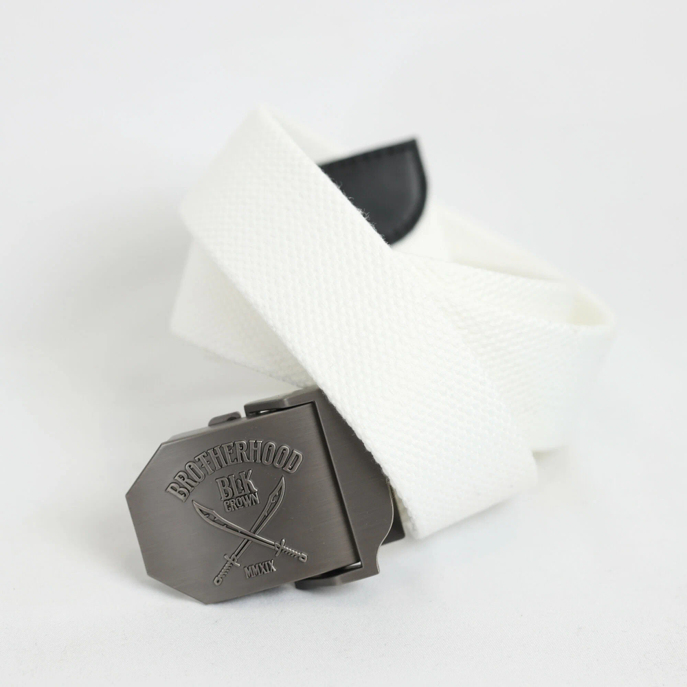 Ремень BLK CROWN Brotherhood Белый