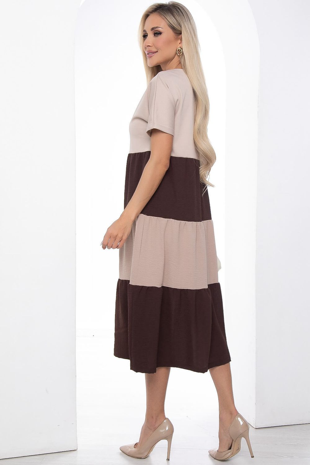 Платье Легкость выбора (беж) П10030 LT Collection (Акция)