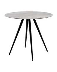 Ники круглый столешница керамика Italian light grey 900