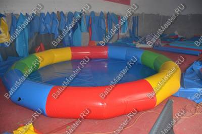 Круглый надувной бассейн «Разноцветный», 7*7*0,65 м