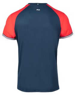 Мужская теннисная футболка Fila T-Shirt Alfie - peacoat blue