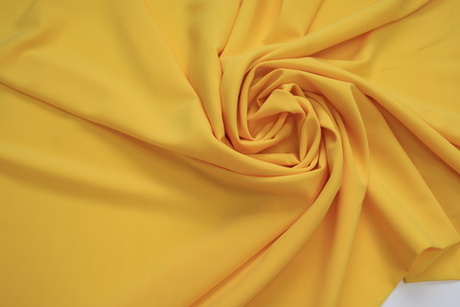 Вискоза желтая однотонная