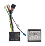 Комплект рамки с разъёмами 9" Skoda Octavia A5, Yeti трапеция внутрь штатной рамки - Car-Smart 7038