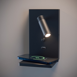 808527 Бра MURO 3W LED 240LM ЧЕРНЫЙ 3000K