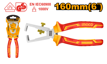 Стриппер для снятия изоляции диэлектрический INGCO HIWSP28160 INDUSTRIAL 160 мм