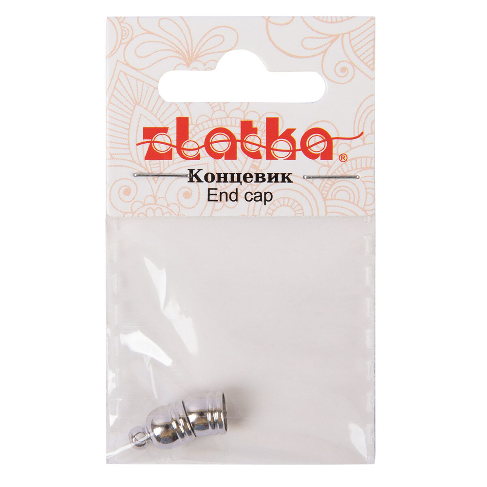 Концевик "Zlatka" FMK-E07 5 х 10 мм 2 шт 04 под золото