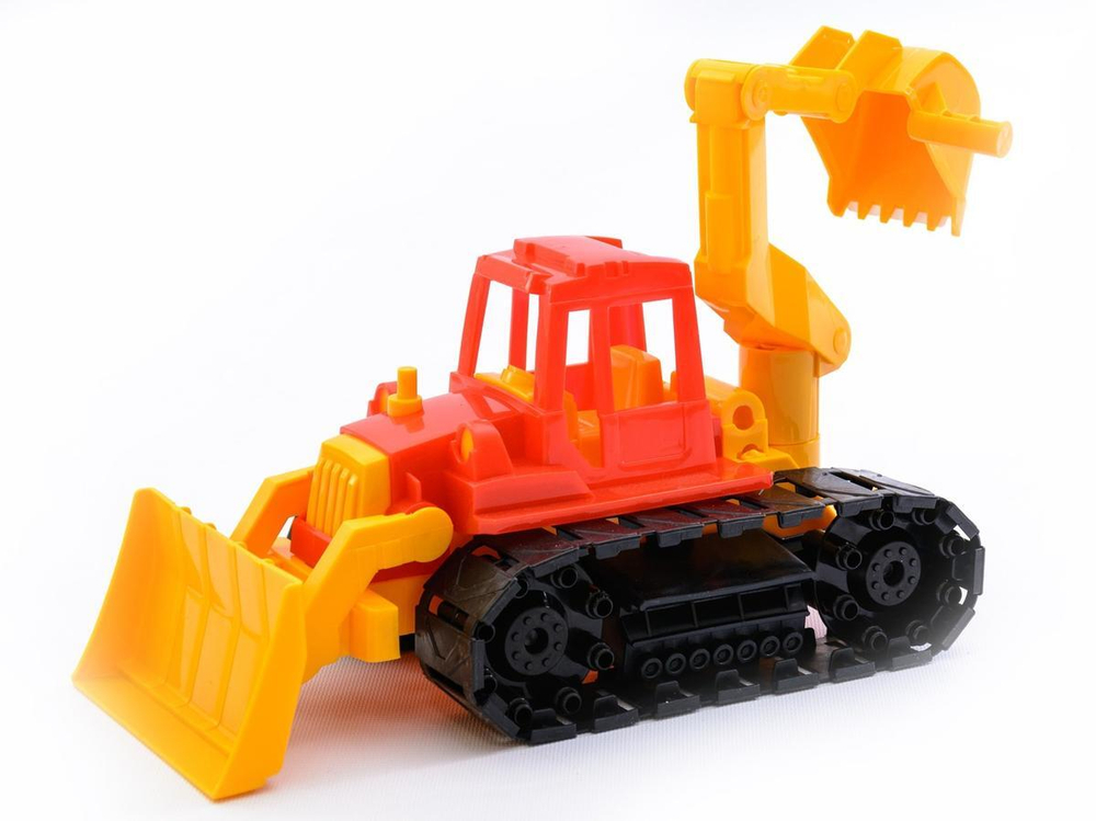 Трактор Байкал с грейдером и ковшом (Нордпласт)