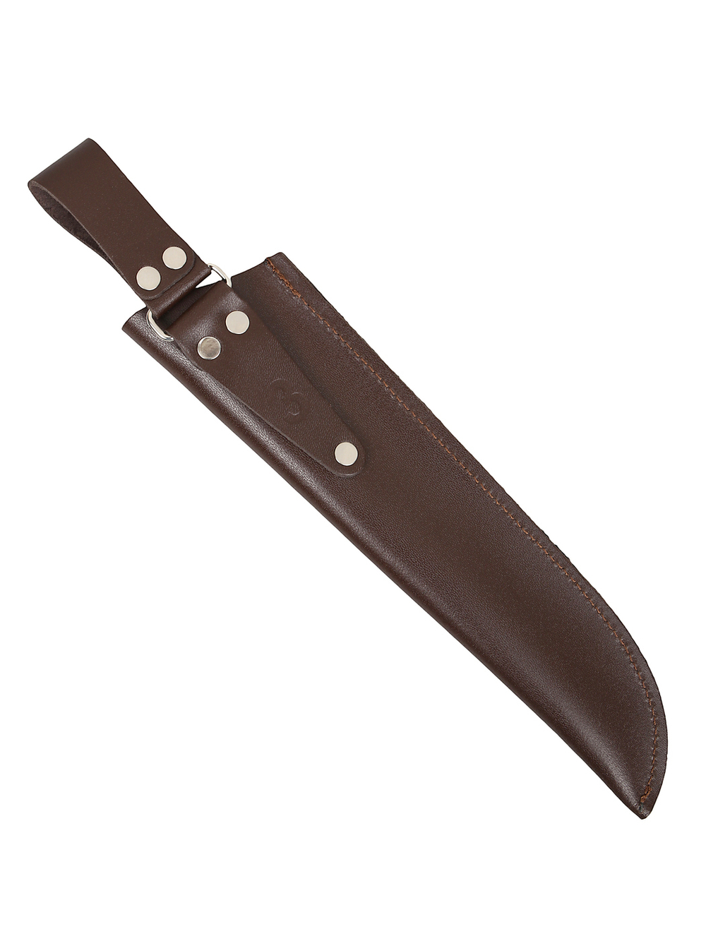 Ножны-чехол для ножа кожаный без гарды Prival Н3,  для клинка  до 250х45мм