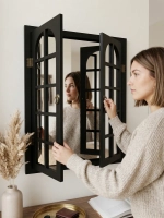 Декоративное зеркало-окно настенное, акцент для интерьера