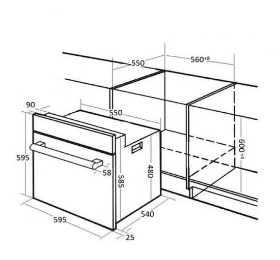 Электрический духовой шкаф Kuppersberg HO 663 T