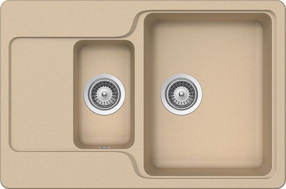 Мойка SCHOCK Cambridge 60 D Cristalite лунный камень