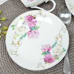 Чайный набор 12 предметов 220мл "Розовый сад"