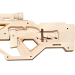 Полуавтоматический карабин INVADER от TARG - деревянный конструктор, оружие из дерева и фанеры, сборная модель, 3d пазл