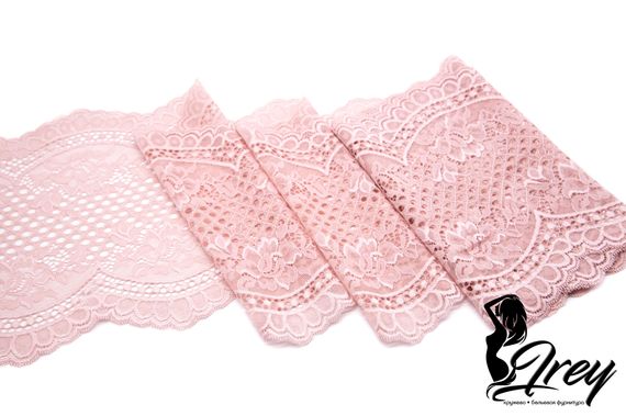 03-180 Кружево эластичное 22 см, лотос