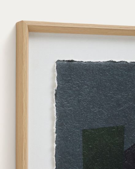 Картина Veluni из переработанной бумаги разноцветная 60 x 90 см