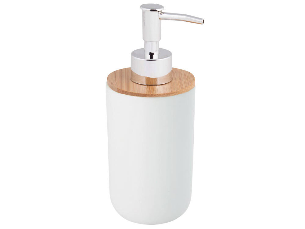 Дозатор для жидкого мыла "Бамбук" (белый)