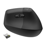 Мышь Logitech Lift Vertical Ergonomic, Wireless 2.4 GHz, Bluetooth, Graphite