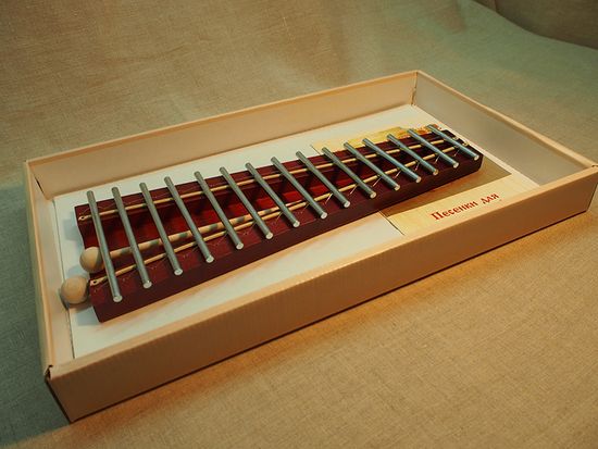 Металлофон диатонический Ля мажор Мастерская Сереброва MS-ZH-MT-615