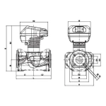 Насос циркуляционный промышленный DAB EVOPLUS B 60/360.80 M, 60150988