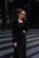 Юбка атласная Clothe в длине макси