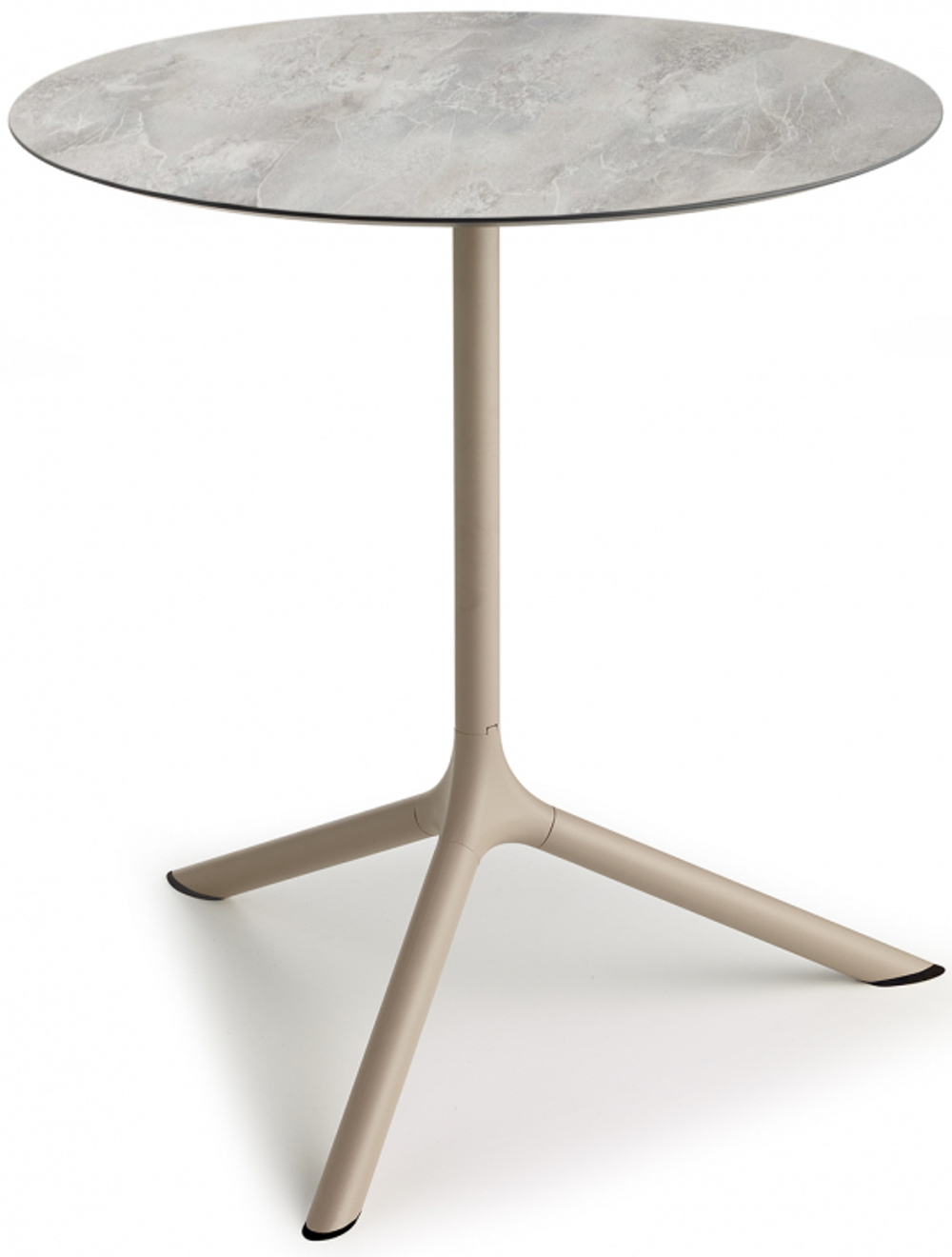 Стол ламинированный обеденный складной Scab Design Tripe Maxi Folding, тортора, каменный