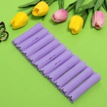 Бигуди пластмассовые-коклюшки 10шт «Styling», микс 6 цветов, d=2см (прозрачный пакет с подвесом), без резинки