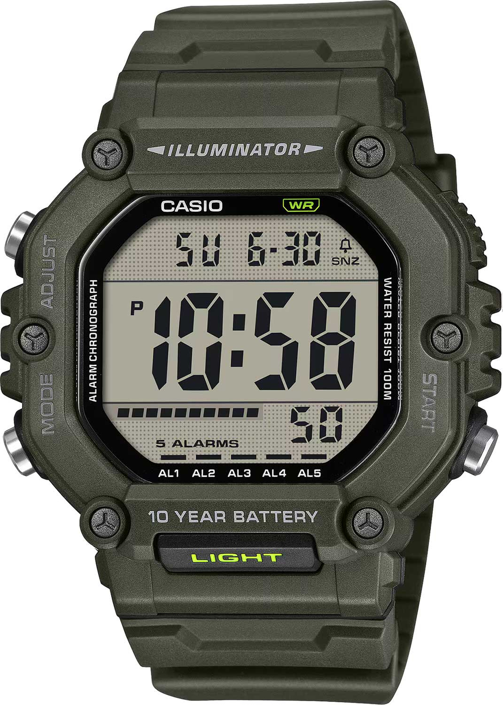 Мужские наручные часы Casio AE-1600HX-3A