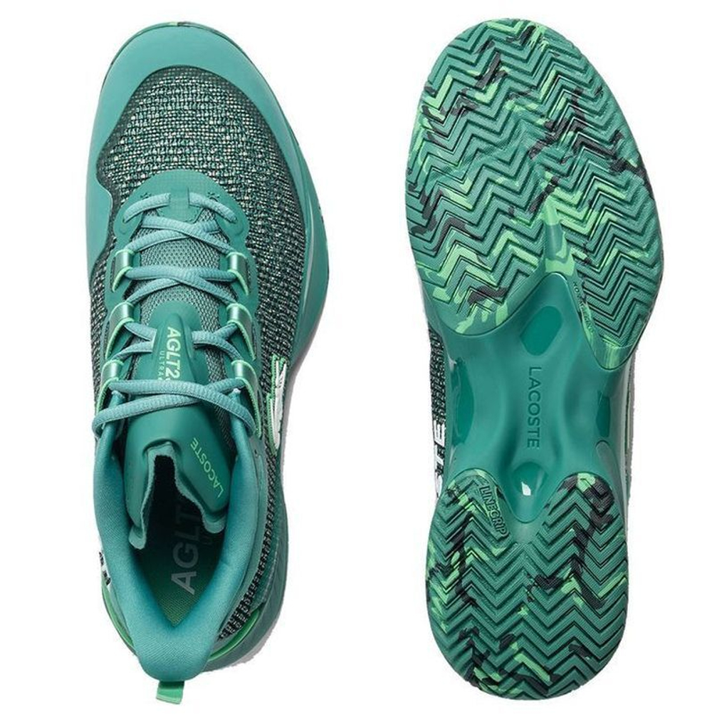 Мужские кроссовки теннисные Lacoste Sport Medvedev AG-LT23 Ultra - зеленый
