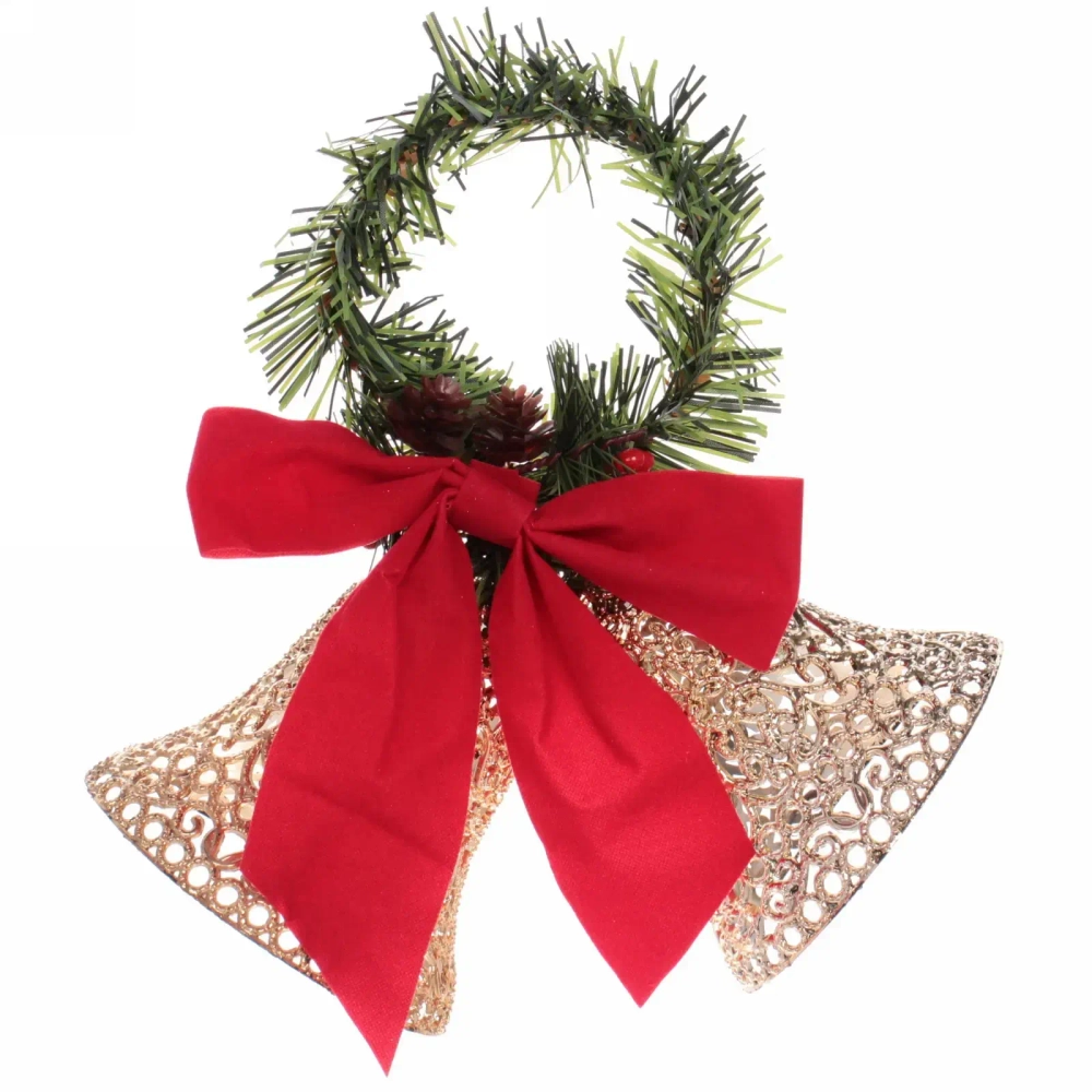 Украшение новогоднее «Вошебный звон» 18*10*14 см, шампань