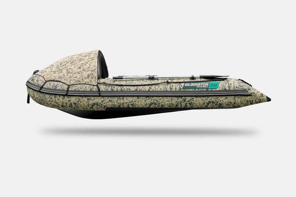Надувная лодка GLADIATOR C330AL цифровой камуфляж