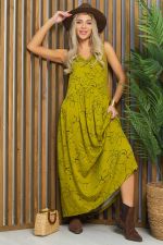 Сарафан Нерея (лайм) П13546-1М LT Collection