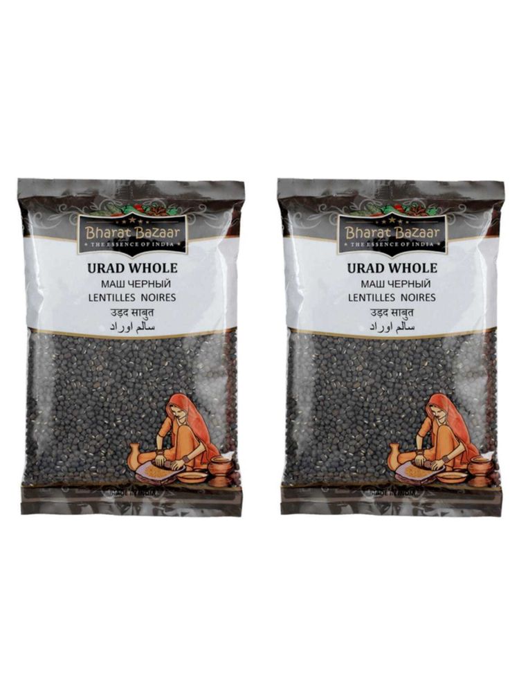 Маш черный Urad Sabut Bharat Bazaar 500 г, 2 шт