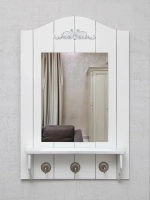 Зеркало настенное с полкой "Прованс"