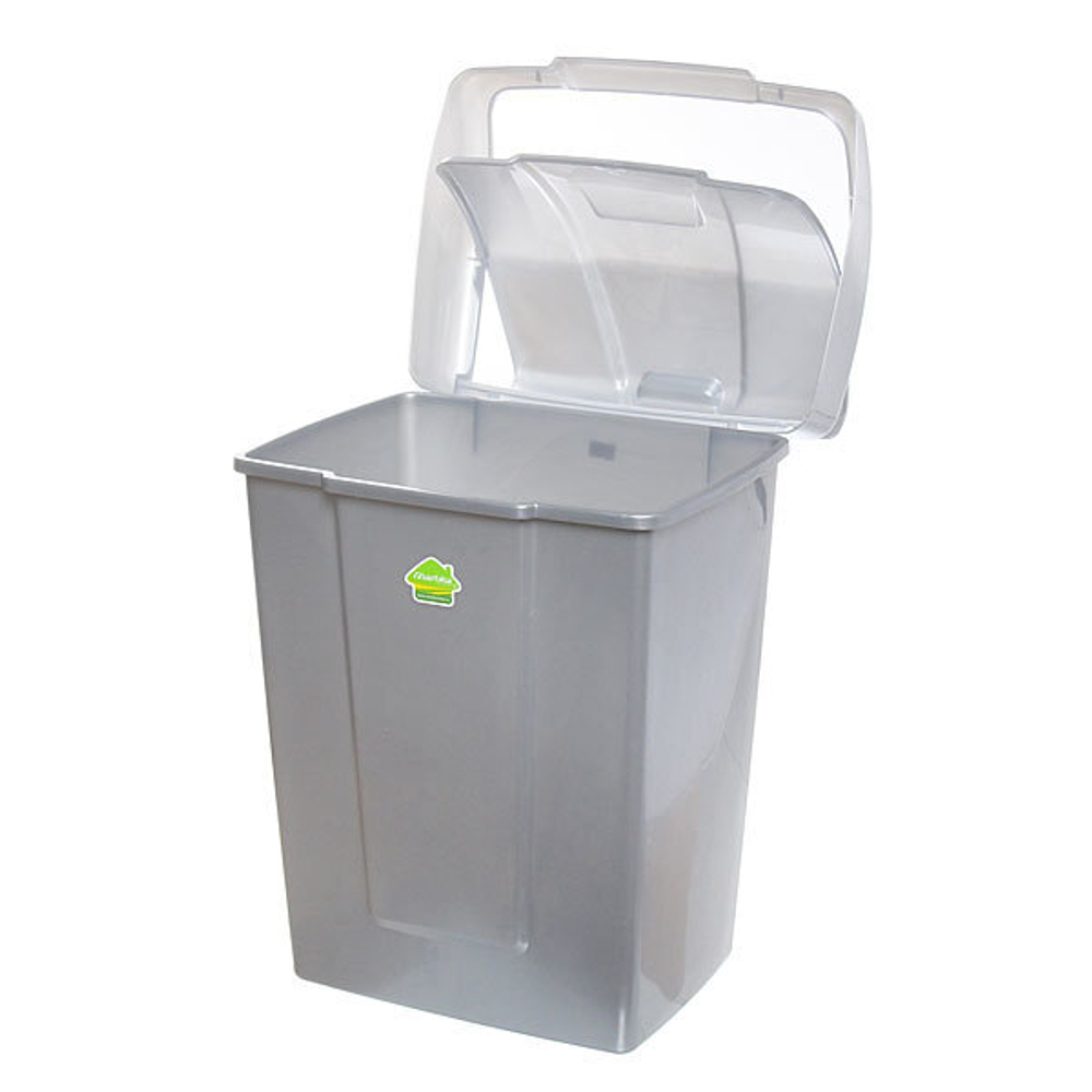 Контейнер для мусора»Форте»23л серебристый С343СРБ