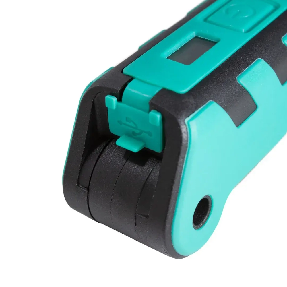 Лампа светодиодная аккумуляторная с магнитом(5W/3WCOB,150/360Lumen,3.7V,2000mAh,t зарядки 4ч,USB провод,защита гнезда зарядки,поворотная 270гр) RockForce##Rock FORCE RF-EL2301
