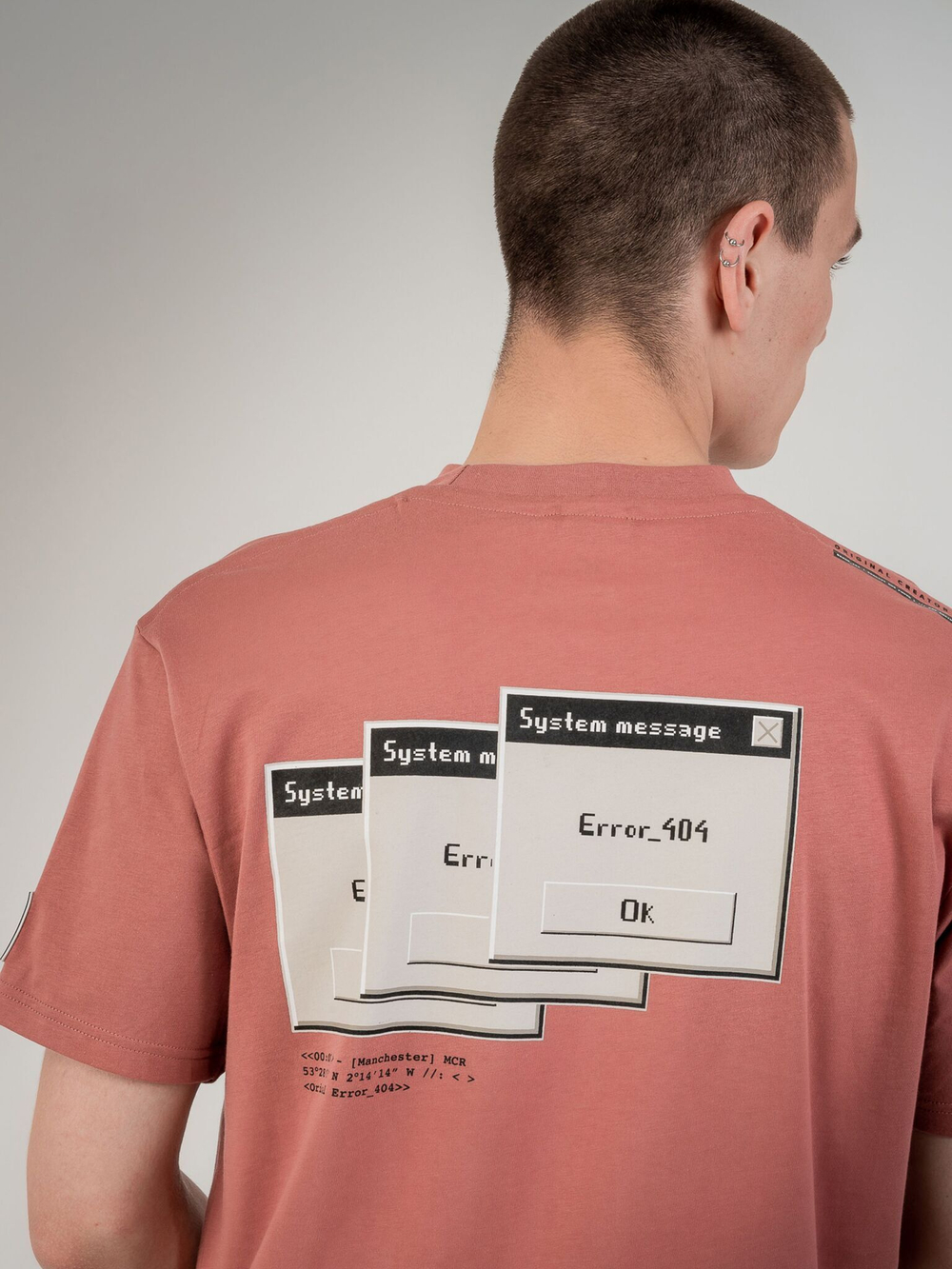 Футболка мужская ORIGINAL CREATOR GLITCH T-SHIRT, Розовый