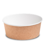 OSQ Упаковка Round Bowl крафт 300 БЕЗ КРЫШКИ (1/30/450)